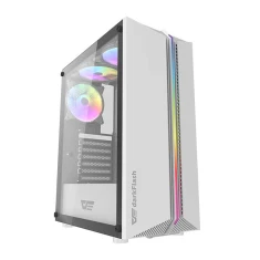 Корпус комп'ютерний Darkflash DK151 + 3 вентилятори RGB White (DK151)