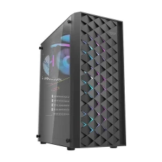 Корпус Darkflash DK351 Black + 4 вентилятора RGB