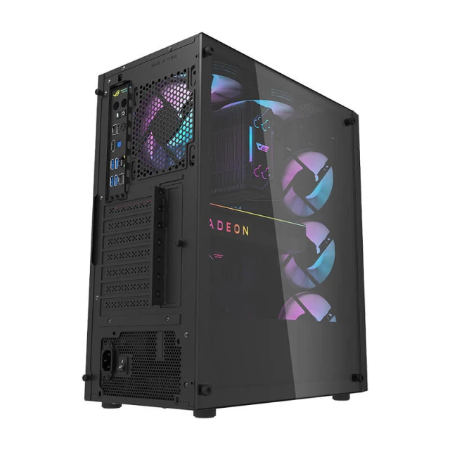 Корпус Darkflash DK351 Black + 4 вентилятора RGB