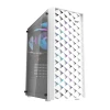 Корпус комп'ютерний Darkflash DK351 + 4 вентилятори RGB White