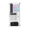 Корпус комп'ютерний Darkflash DK351 + 4 вентилятори RGB White