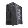 Корпус компьютерный Darkflash DK352 Plus + 4 вентилятора Black