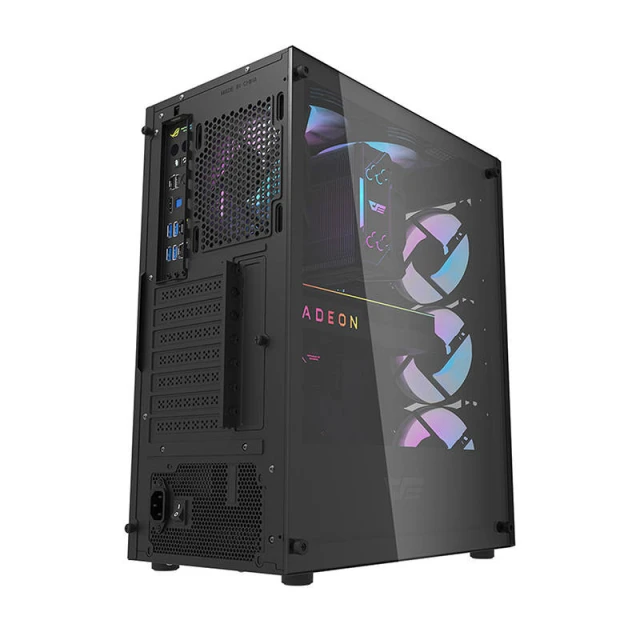 Корпус компьютерный Darkflash DK352 Plus + 4 вентилятора Black
