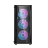 Корпус компьютерный Darkflash DK352 Plus + 4 вентилятора Black
