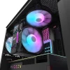 Корпус компьютерный Darkflash DK352 Plus + 4 вентилятора Black