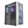 Корпус компьютерный Darkflash DK352 Plus + 4 вентилятора ARGB Black White (DK352 Plus)