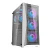 Корпус компьютерный Darkflash DK352 Plus + 4 вентилятора ARGB Black White (DK352 Plus)