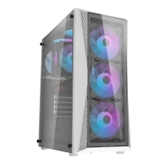 Корпус комп'ютерний Darkflash DK352 Plus + 4 вентилятори ARGB Black White (DK352 Plus)