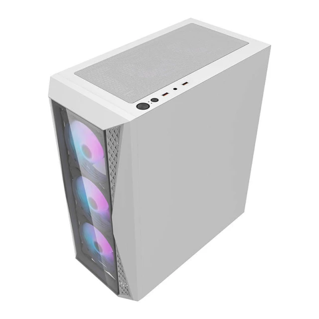 Корпус компьютерный Darkflash DK352 Plus + 4 вентилятора ARGB Black White (DK352 Plus)