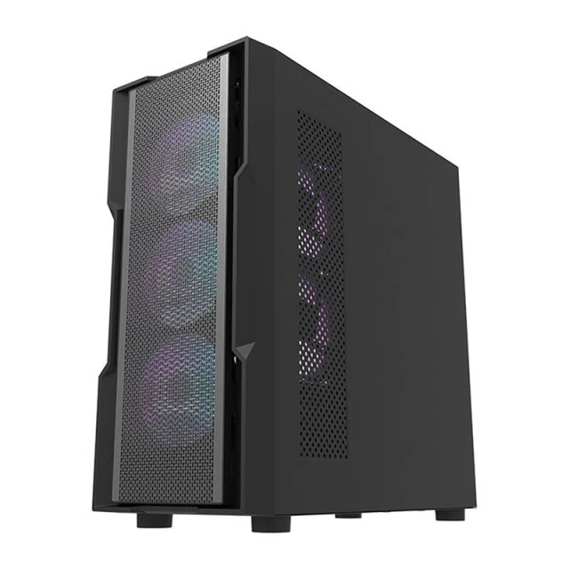 Корпус комп'ютера DARKFLASH DK431 Mesh + 4 вентилятори ARGB Black (DK431 Mesh Black)