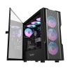 Корпус комп'ютера DARKFLASH DK431 Mesh + 4 вентилятори ARGB Black (DK431 Mesh Black)
