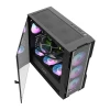 Корпус комп'ютера DARKFLASH DK431 Mesh + 4 вентилятори ARGB Black (DK431 Mesh Black)