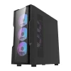 Корпус комп'ютерний Darkflash DK431 Glass + 4 вентилятори RGB Black (DK431)