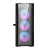 Корпус комп'ютерний Darkflash DK431 Glass + 4 вентилятори RGB Black (DK431)