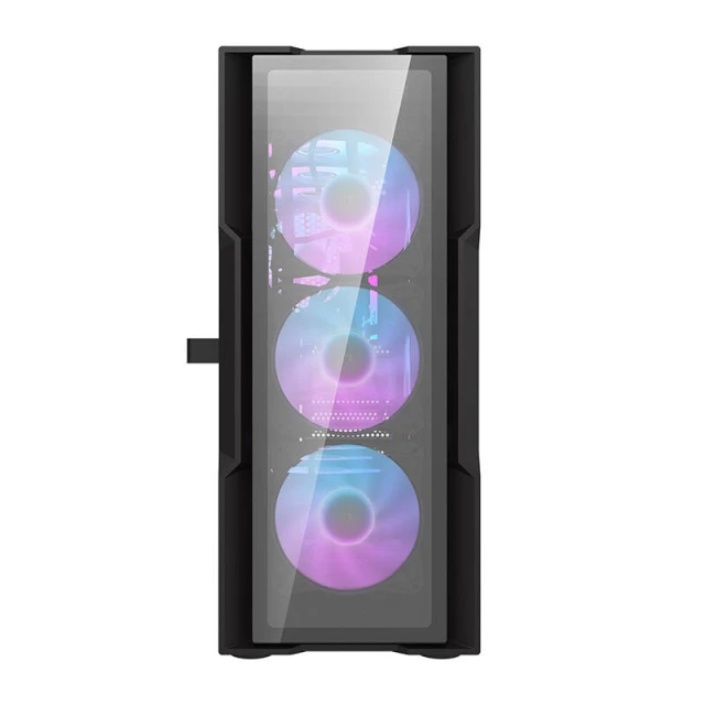 Корпус комп'ютерний Darkflash DK431 Glass + 4 вентилятори RGB Black (DK431)