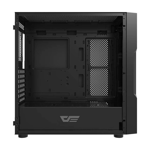 Корпус комп'ютерний Darkflash DK431 Glass + 4 вентилятори RGB Black (DK431)