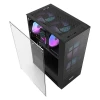Корпус компьютерный Darkflash A290 + 3 вентилятора Black