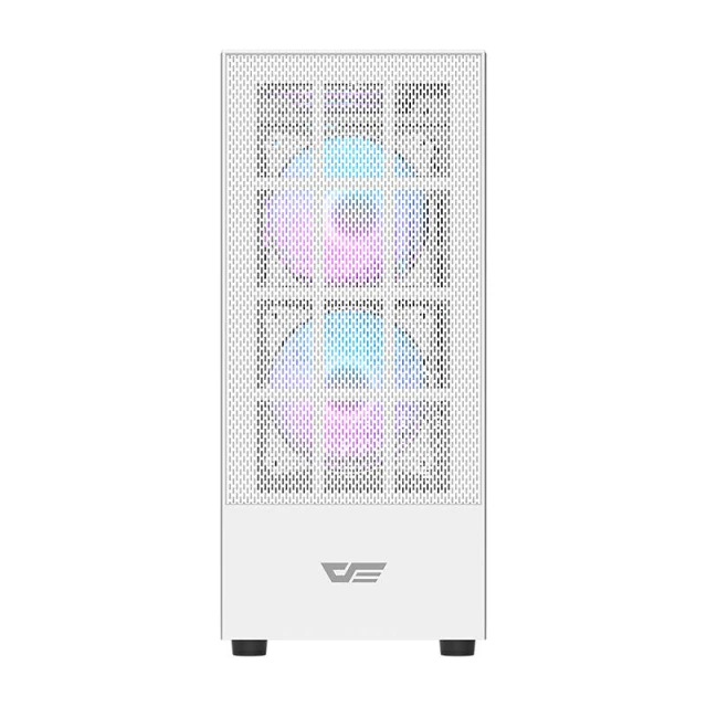 Корпус комп'ютерний Darkflash A290 White з 3 вентиляторами RGB