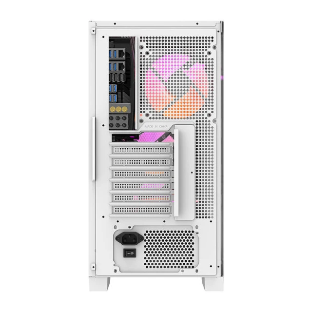 Корпус комп'ютерний Darkflash DRX70 Mesh + 4 вентилятори RGB White (DRX70 MESH WHITE)