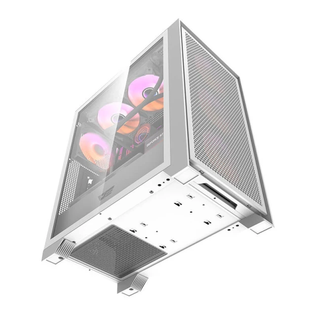 Корпус комп'ютерний Darkflash DRX70 Mesh + 4 вентилятори RGB White (DRX70 MESH WHITE)