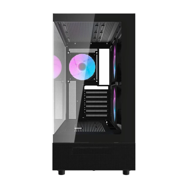 Корпус комп'ютера Darkflash DPX90 + 3 вентилятори Black (DPX90 Black)