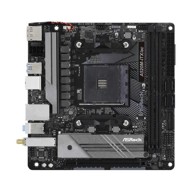 Материнская плата Asrock A520M-ITX/AC (4710483932045)