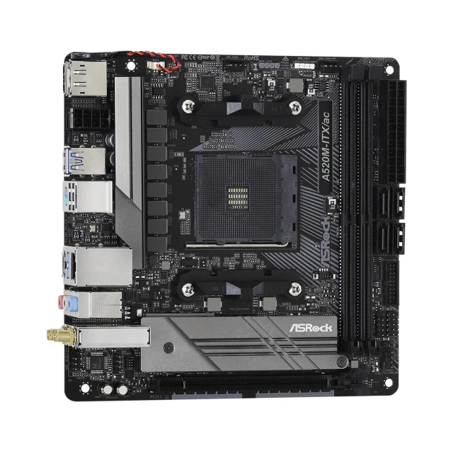 Материнская плата Asrock A520M-ITX/AC (4710483932045)