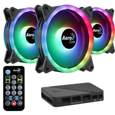 Вентилятор для корпусу Aerocool PGS DUO 12 PRO ARGB 3x120 мм (4710562752588)