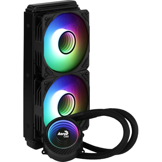 Система водяного охлаждения Aerocool Mirage L240 ARGB Black (4710562755992)