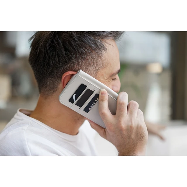 Чохол-книжка Moshi Overture Case with Detachable Magnetic Wallet для iPhone 14 Plus Serene Gray with MagSafe (99MO138012)
