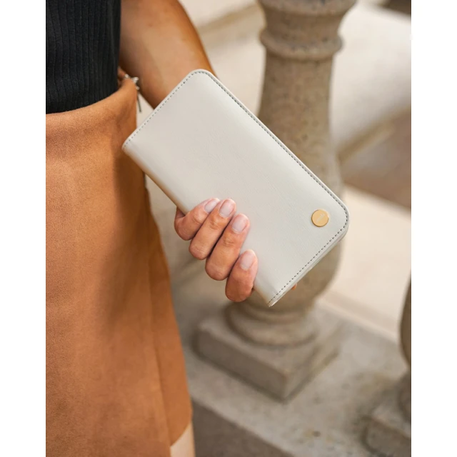 Чохол-книжка Moshi Overture Case with Detachable Magnetic Wallet для iPhone 14 Plus Serene Gray with MagSafe (99MO138012)