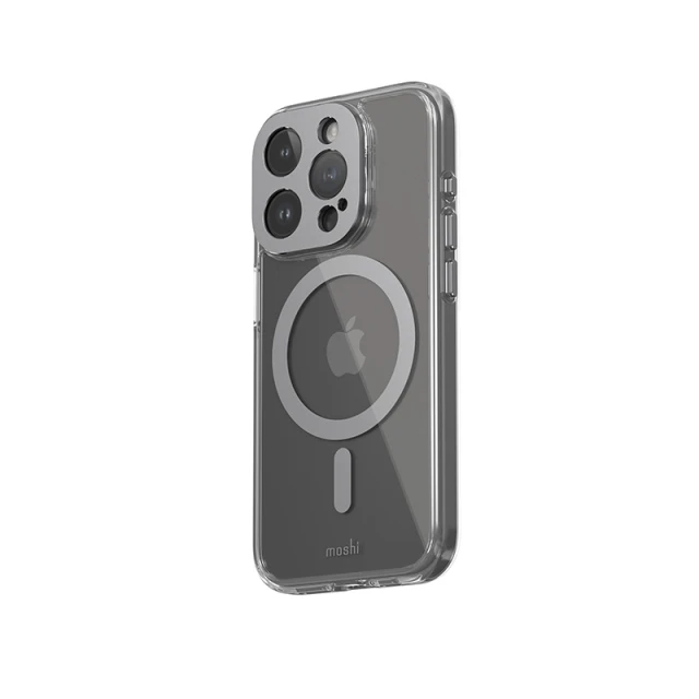 Чохол Moshi iGlaze для iPhone 15 Pro Meteorite Gray with MagSafe (99MO231007)