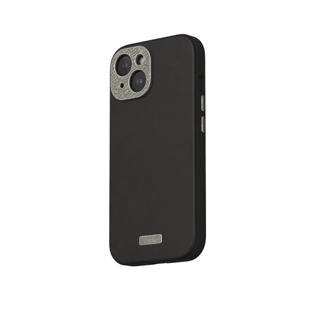 Чохол Moshi Napa для iPhone 15 Midnight Black with MagSafe (99MO231101)