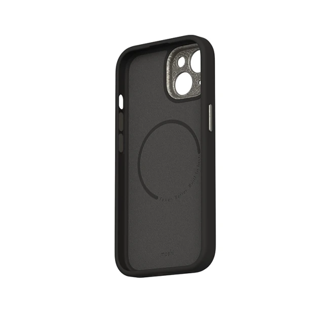 Чохол Moshi Napa для iPhone 15 Midnight Black with MagSafe (99MO231101)