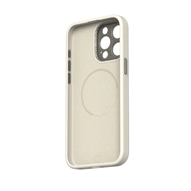 Чохол Moshi Napa для iPhone 15 Pro Eggnog White with MagSafe (99MO231111)