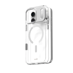 Чохол Moshi iGlaze MagSafe для iPhone 17 Pro Max Luna Silver with MagSafe (99M2251024)