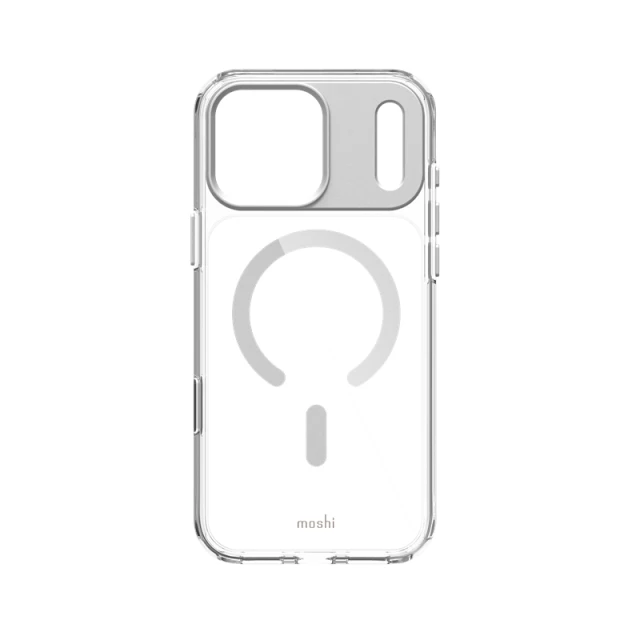 Чохол Moshi iGlaze MagSafe для iPhone 17 Pro Max Luna Silver with MagSafe (99M2251024)