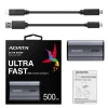 Зовнішній Adata SSD Elite SE880 500 ГБ USB 3.2 Gen 2x2 Grey (4711085935786)