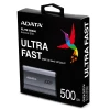 Зовнішній Adata SSD Elite SE880 500 ГБ USB 3.2 Gen 2x2 Grey (4711085935786)