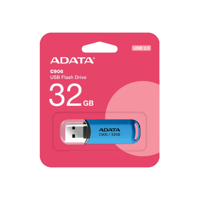 USB-флешка Adata C906 32 ГБ USB 2.0 Blue (4711085945075)