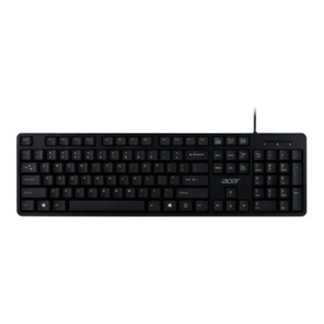 Клавиатура Acer AKW900 проводная USB US раскладка Black (4711121451966)