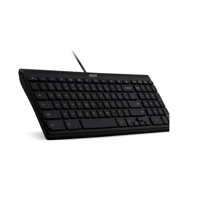 Клавиатура Acer AKW900 проводная USB US раскладка Black (4711121451966)