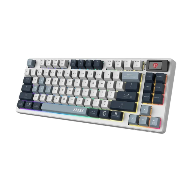 Клавіатура MSI FORGE GK600 TKL WIRELESS бездротова ігрова US розкладка Sky (4711377284134)