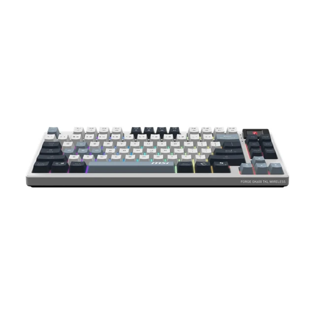 Клавіатура MSI FORGE GK600 TKL WIRELESS бездротова ігрова US розкладка Sky (4711377284134)