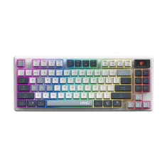 Клавіатура MSI FORGE GK600 TKL WIRELESS бездротова ігрова US розкладка Sky (4711377284134)