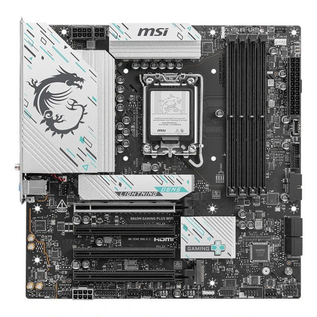 Материнська плата MSI B860M GAMING PLUS WIFI (4711377286558)