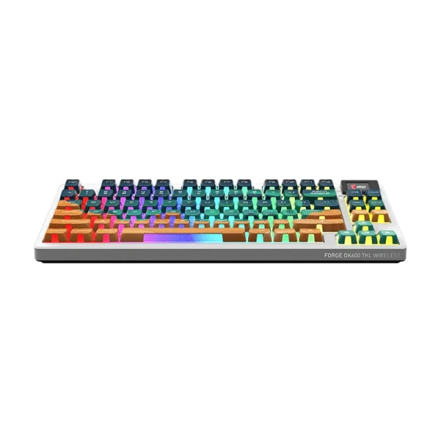 Клавіатура MSI FORGE GK600 TKL WIRELESS MARS ігрова бездротова Bluetooth US розкладка (4711377377768)