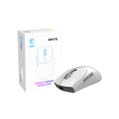 Миша MSI FORGE GM340 WIRELESS бездротова ігрова 2.4 GHz Bluetooth White (4711377425483)