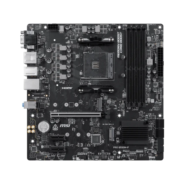 Материнська плата MSI PRO B550M-P WIFI6E (4711377453530)