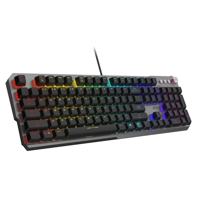 Клавіатура MSI STRIKE 600 V2 SILENT ігрова US розкладка (4711377455527)